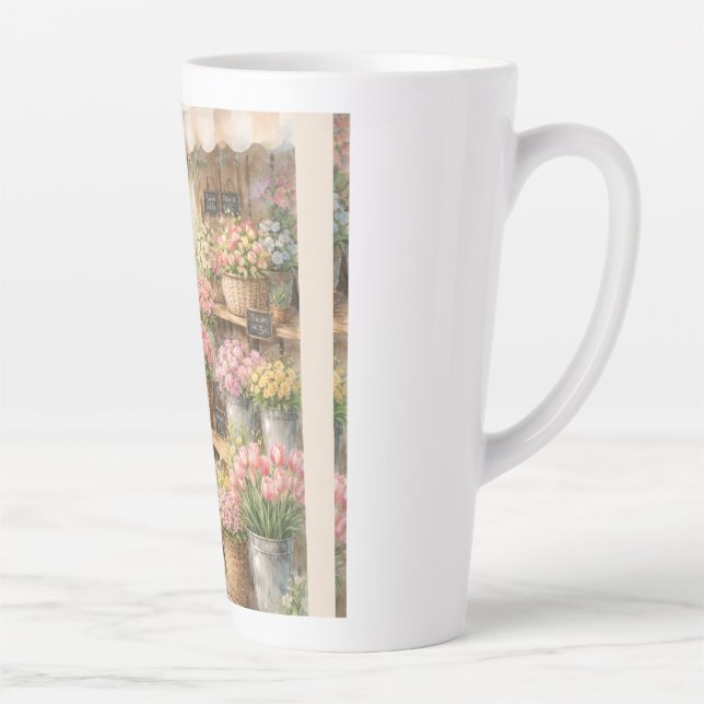 Blooming Moments Mug – Girl at Flower Shop Coffee  Milchtasse (Rechts)