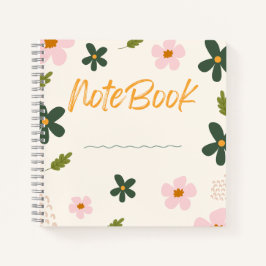 Blooming Notebook 🌸 ✨ - Minimalistische Blumendes Notizbuch