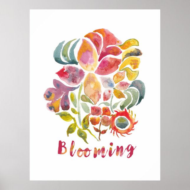 Blooming Poster (Vorne)