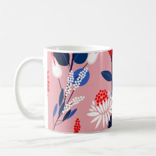 Blooming Protea: Botanisches Gartenmuster Kaffeetasse