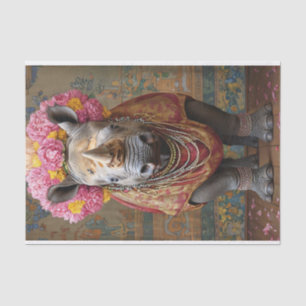 Blooming Rhino Seidenpapier