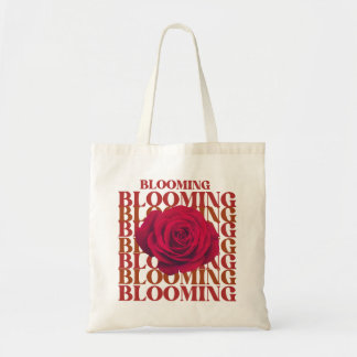 Blooming Rose Statement-Tasche Tragetasche