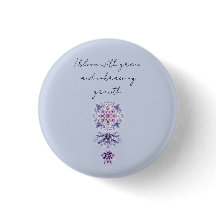 Blooming Serenity Mandala Abzeichen