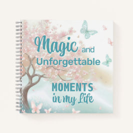 Blooming Tree Magic Moments Personalized Name Notizbuch
