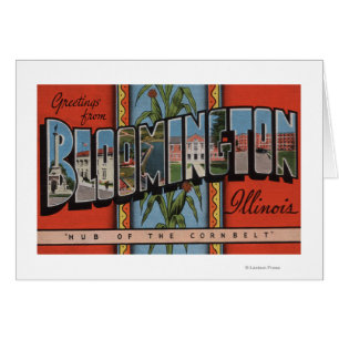 Bloomington, Illinois - große Buchstabe-Szenen