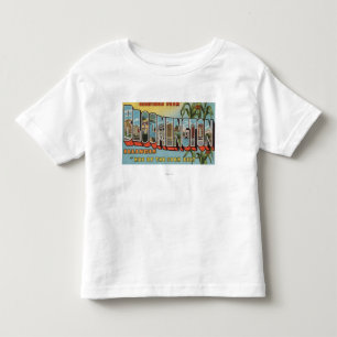Bloomington, Illinois - große Buchstabe-Szenen 2 Kleinkind T-shirt