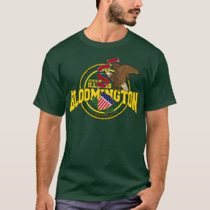 Bloomington Illinois Staat giftUSA T-Shirt