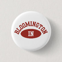 Bloomington Indiana Button- College Football Pin