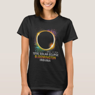 Bloomington Indiana Total Solar Eclipse 8. April 2 T-Shirt