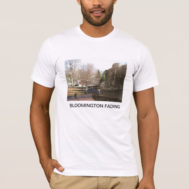 Bloomington-Verblassen T-Shirt (Vorderseite)