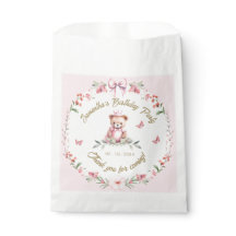 Blooms & Bears Geburtstag Gunst Bags