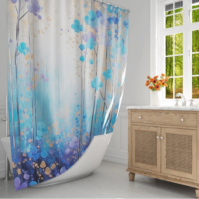Blooms & Bliss: Aquareller Dream Duwer Vorhang (Von Creator hochgeladen)