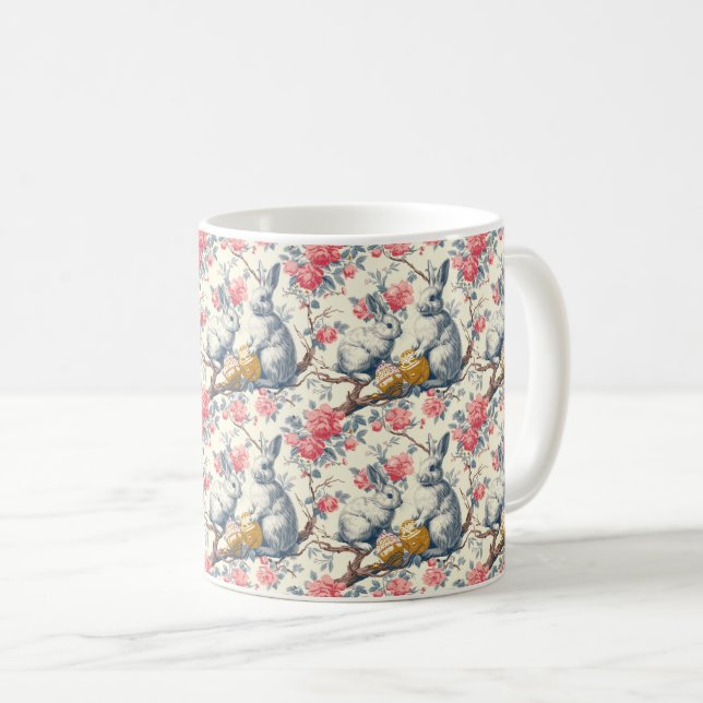 Blooms & Bunnies Cups: Bunny Wonderland Kaffeetasse (VorderseiteRechts)
