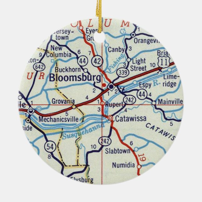 Bloomsburg Keramik Ornament (Hinten)
