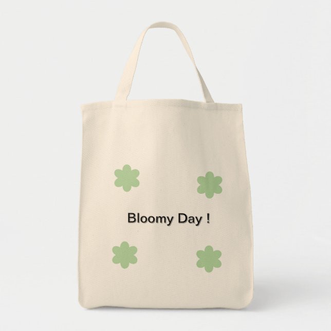 Bloomy Day ! Tragetasche (Vorne)