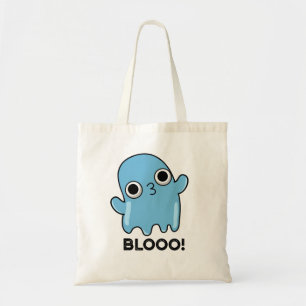 Blooo Funny Blue Ghost Pun Tragetasche