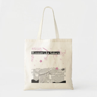Bloosin Wie Sakura Illustraion Tasche