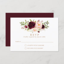 Bloral Burgundy Blush Elegant Wedding UAWG Respond