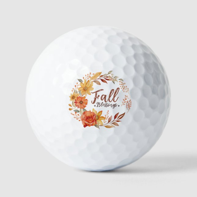 Bloral Fall Segen Golfball (Vorderseite)