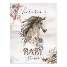 Bloral Horse Ranch Baby Dusche