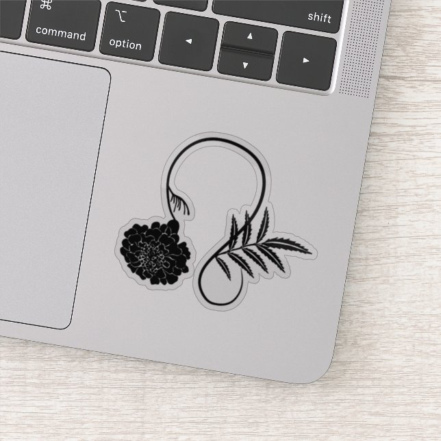 Bloral Leo Astrologie Tierzeichen Aufkleber (Detail)