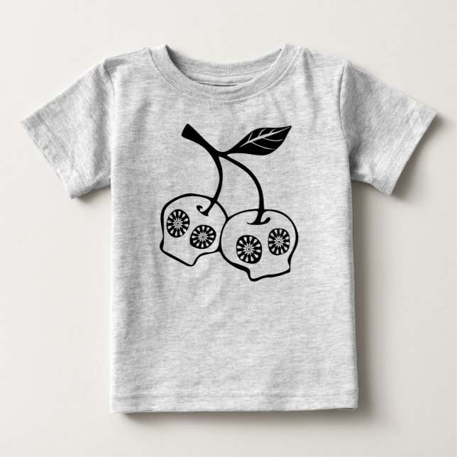 Bloral Skull Apple Shirt (Vorderseite)