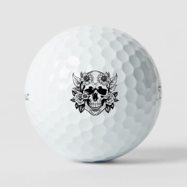 Bloral Skull Golfball