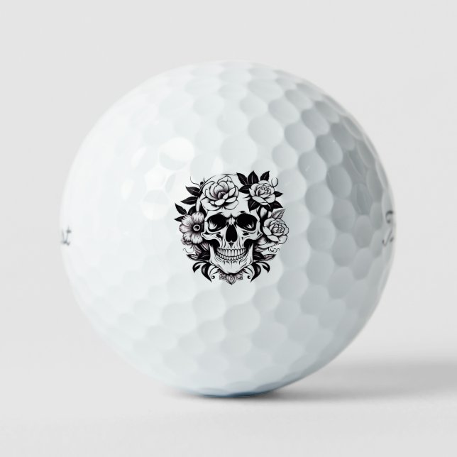 Bloral Skull Golfball (Vorderseite)