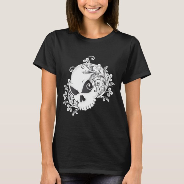Bloral Skull T-Shirt (Vorderseite)