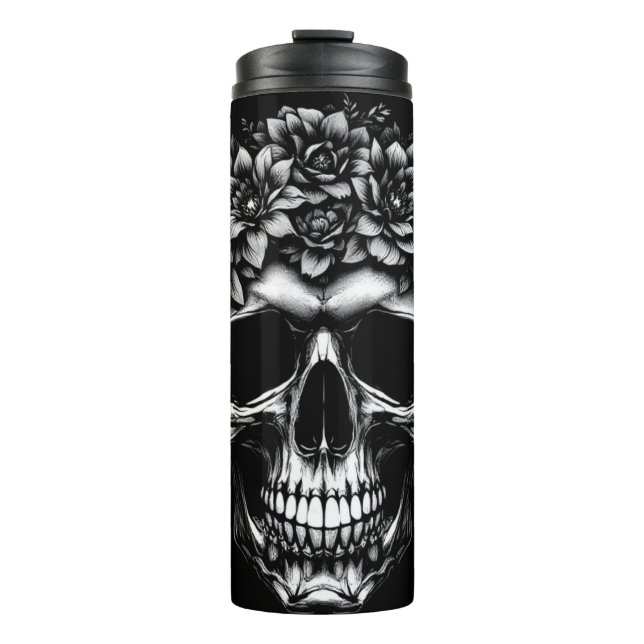 Bloral Skull Thermosbecher (Vorderseite)