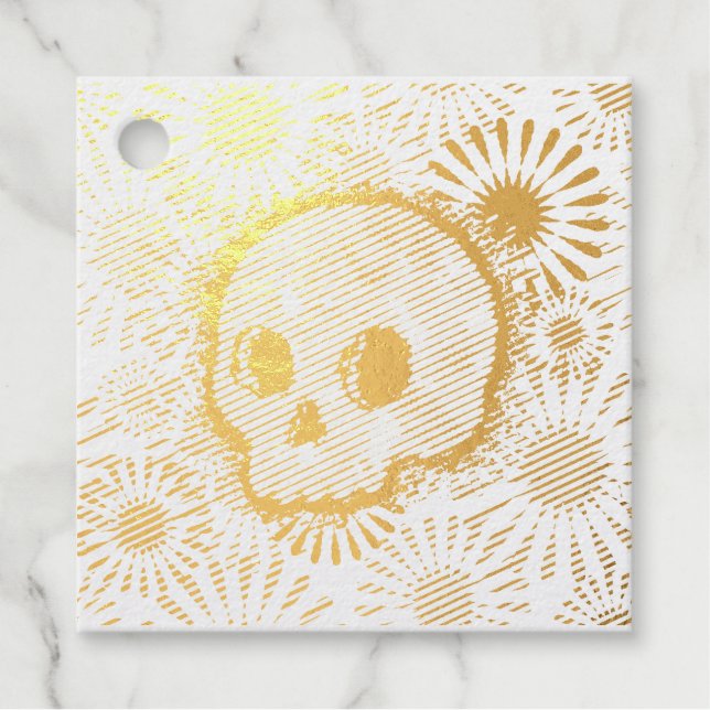 BlorBurst Skull Geschenkanhänger (Vorderseite)