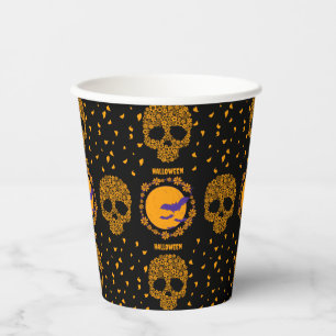 Blorskull Creepy Spooky Halloween Pappbecher