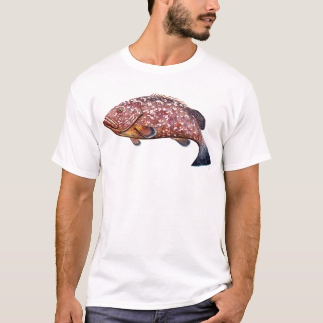 Bloß, Fisch, chernia garopa, T-Shirt (Vorderseite)