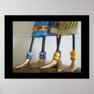 Bloße Füße Poster