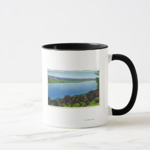 Bloße Hügel-Ansicht von Canandaigua See Tasse