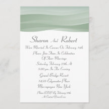 Bloße Myst Posten-Hochzeits-Einladungen