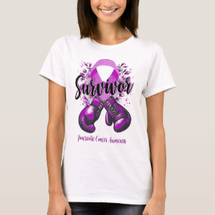 Blossom Bauchspeicheldrüsenkrebs Kriegerüberleben T-Shirt