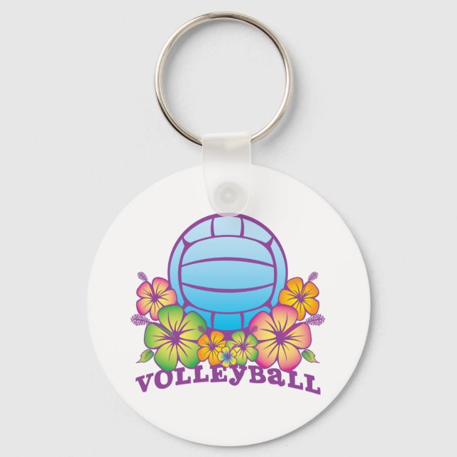 Blossom Beach Volleyball Schlüsselanhänger (Vorderseite)