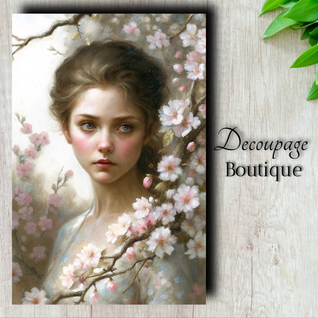 Blossom Beauty Decoupage Seidenpapier (Blossom Beauty Decoupage Tissue Paper)