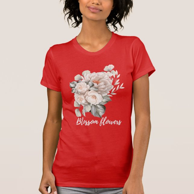 Blossom Blume T - Shirt (Vorderseite)