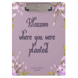 Blossom Blumen Mel Mae Schmidt Stationery Klemmbrett