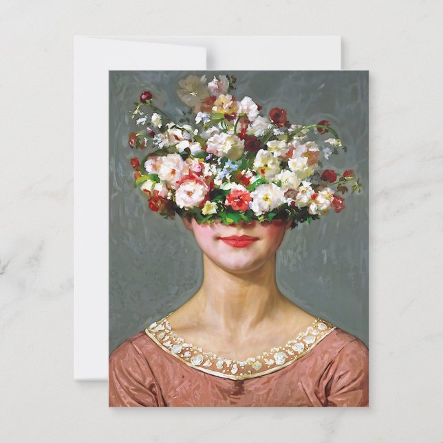 "Blossom Bonnet Helen - Art & Floral Society" Einladung (Vorderseite)