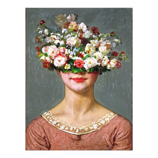 "Blossom Bonnet Helen - Art & Floral Society" Fotodruck (Vorne)