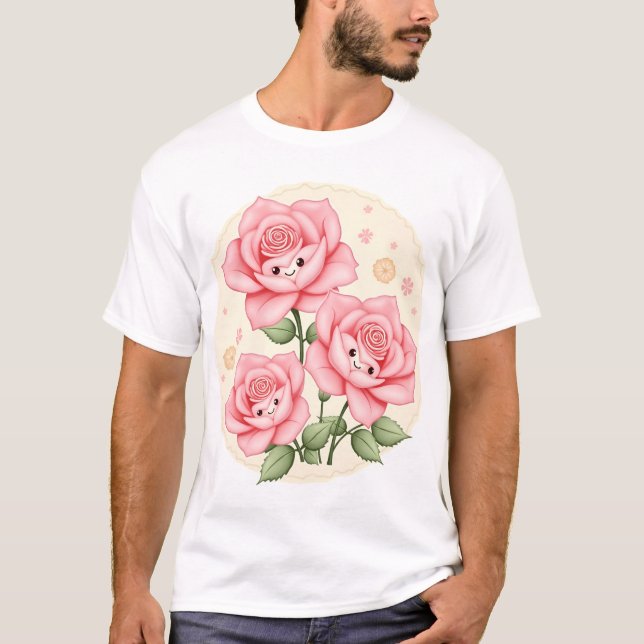 Blossom Buddies: Petals with Personality T-Shirt (Vorderseite)
