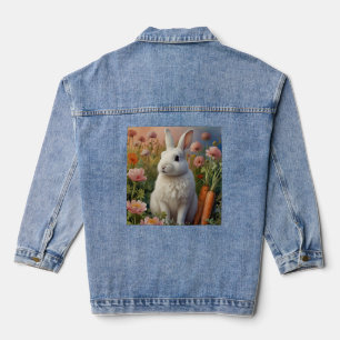 Blossom Bunny & Carrot Patch Jean Jacket Jeansjacke