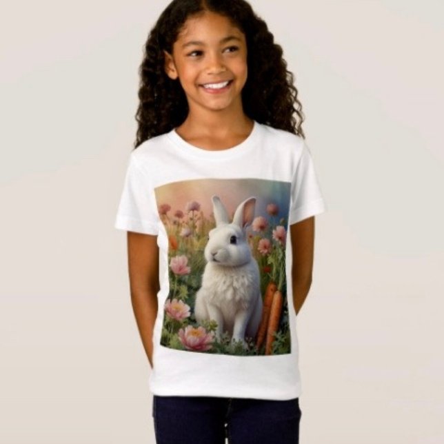 Blossom Bunny & Carrot Patch Kids T - Shirt (Von Creator hochgeladen)