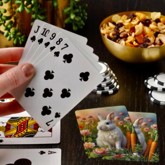 Blossom Bunny & Carrot Patch Spielkarten (Von Creator hochgeladen)