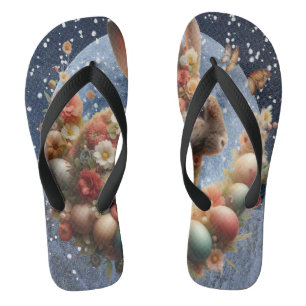 Blossom Bunny Ostern Flip Flops