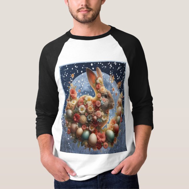 Blossom Bunny Ostern  T-Shirt (Vorderseite)