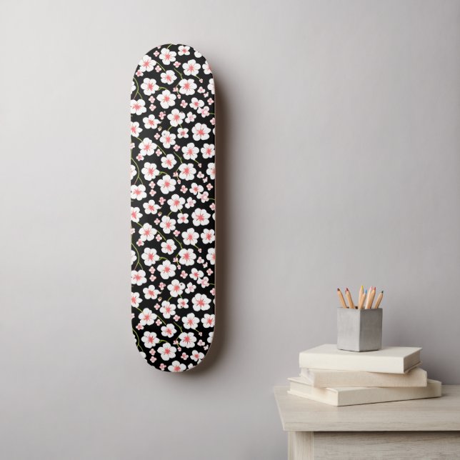 BLOSSOM CHERRY SKATEBOARD (Wandkunst)